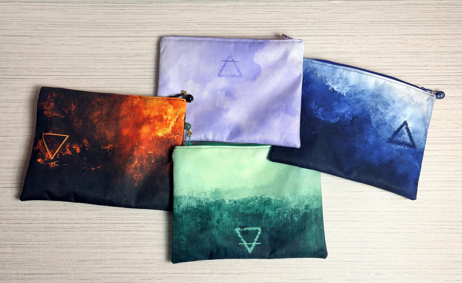 Natural Elements Tarot Pouches