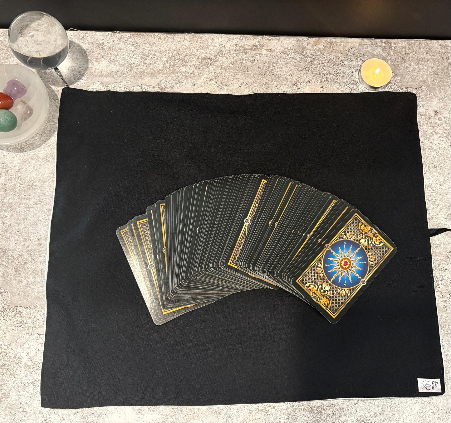 Blue Owl Tarot Deck Wrap & Reading Mat