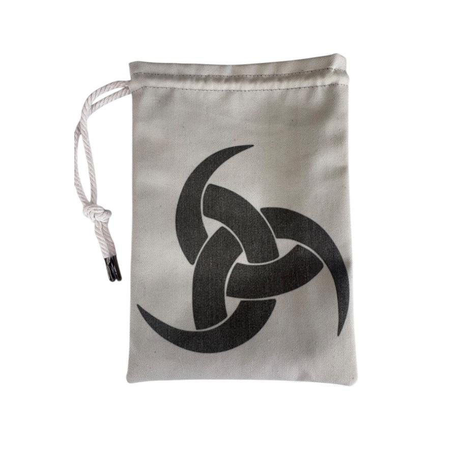 Rune Casting Pouch with Odin’s Horn – Handmade Mystic Charm Storage Bag for Ritual, Divination & Norse and Pagan Traditions