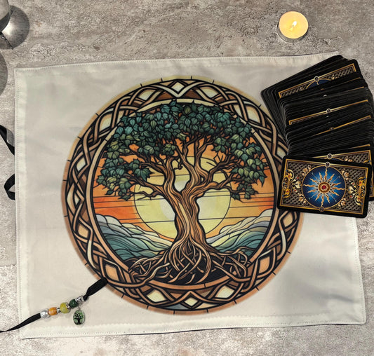 Tree of Life Tarot Deck Wrap & Reading Mat