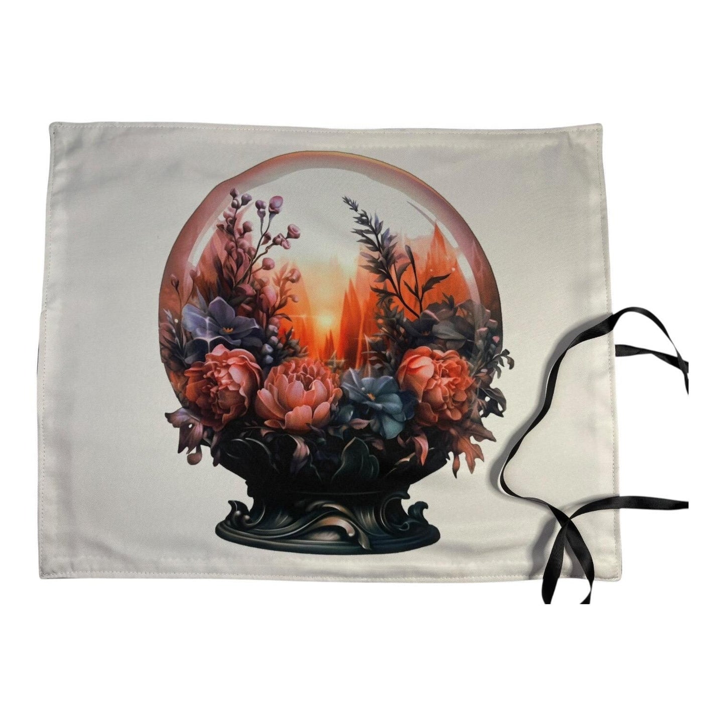 Crystal Ball Tarot Deck Wrap & Reading Cloth