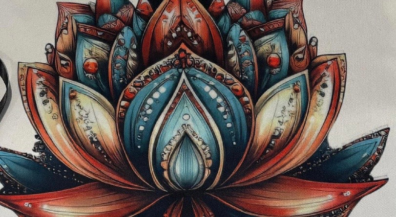 Lotus Flower Tarot Deck Wrap & Reading Mat