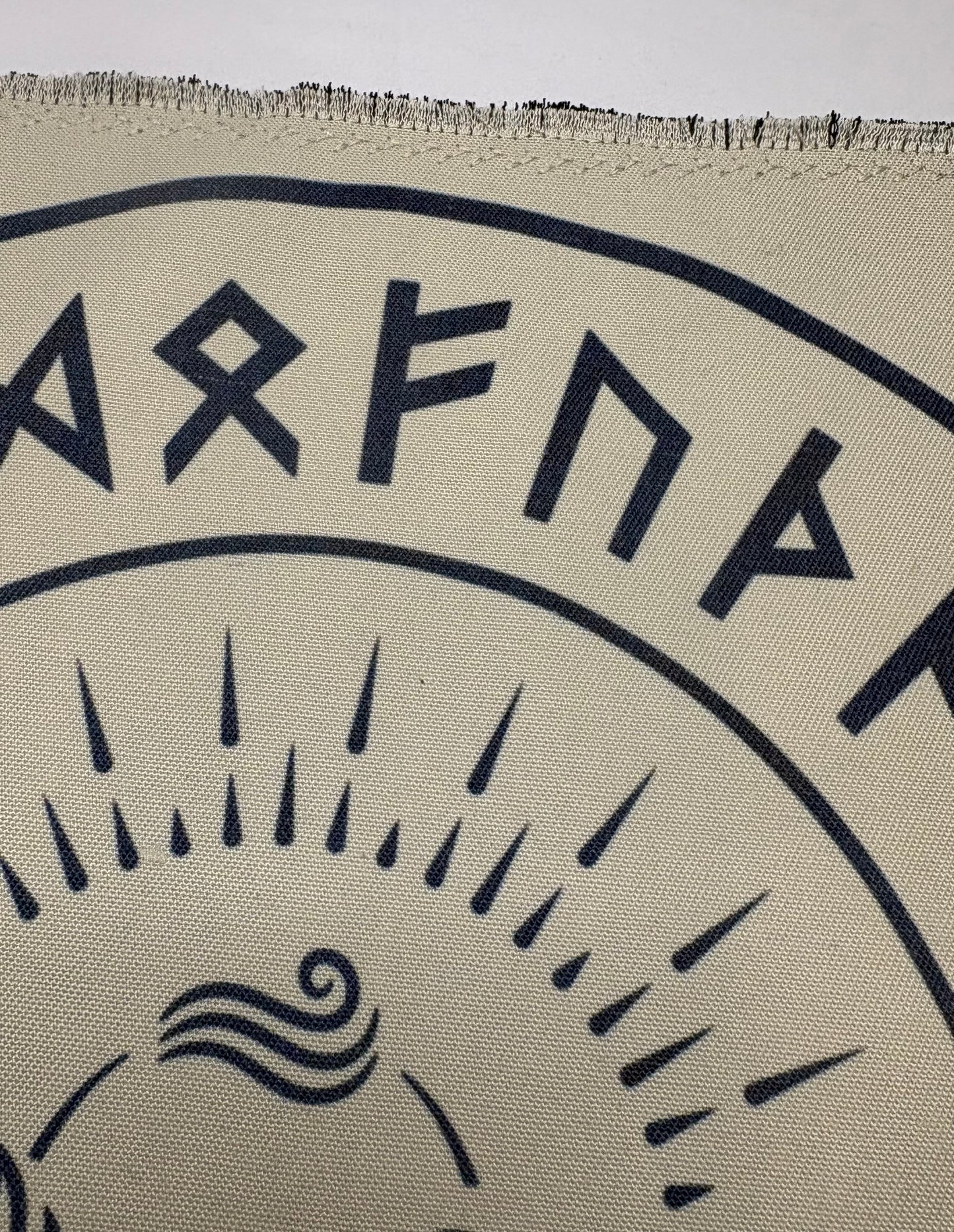 Elemental Rune Casting Mat & Storage Set | Divination Cloth & Large Drawstring Bag