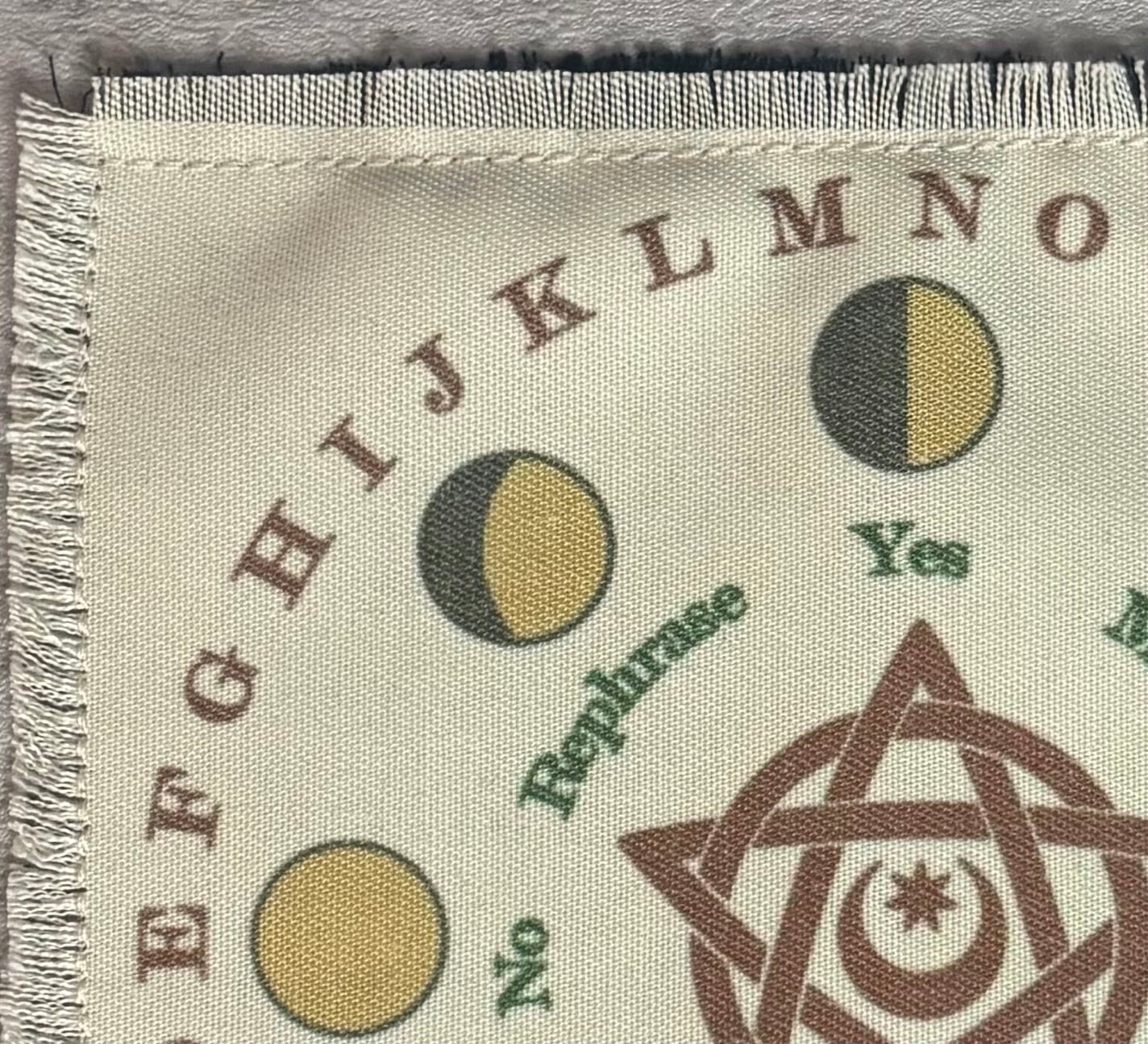 Pentacle Pendulum Mat - Handmade Divination Cloth for Dowsing, Altar Work & Spiritual Practice