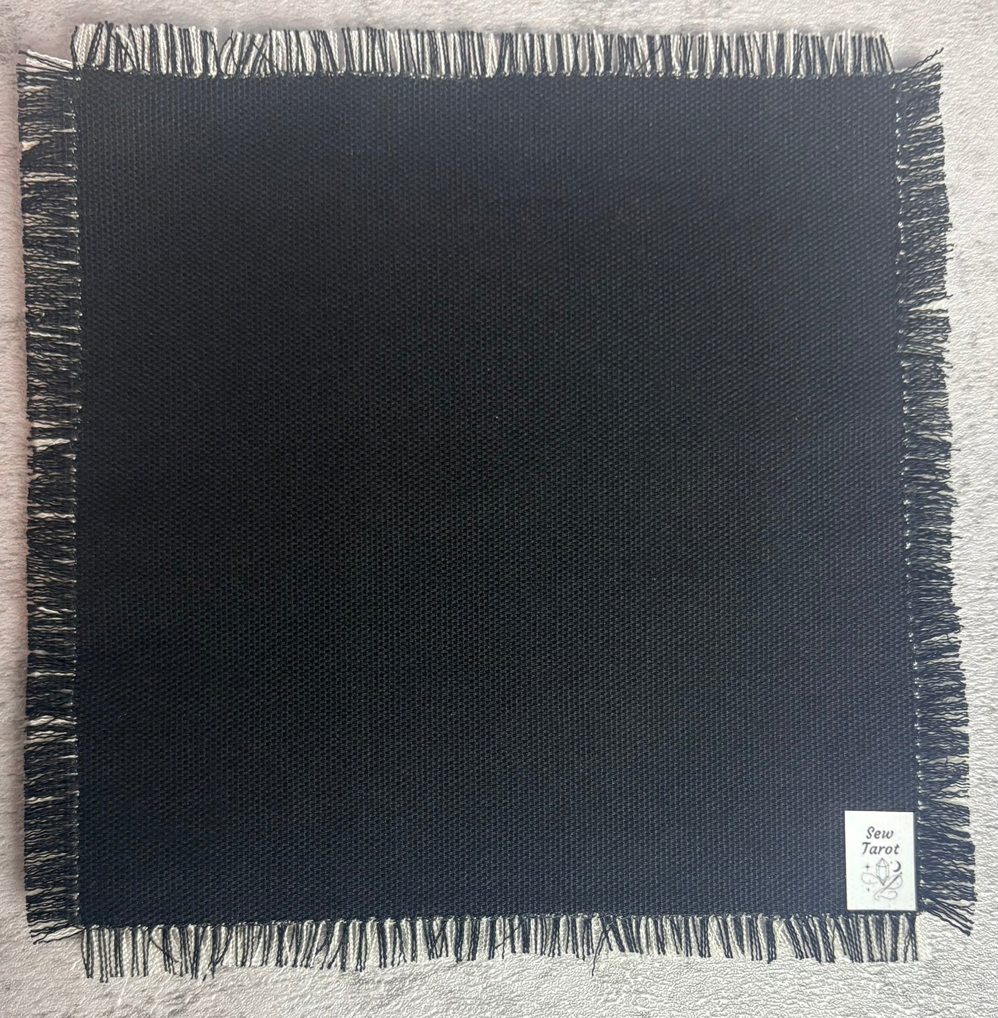 Handmade Triquetra Pendulum Mat / Fringed Divination Cloth for Pendulum Readings - Spirit Board Mat | Made in Arizona