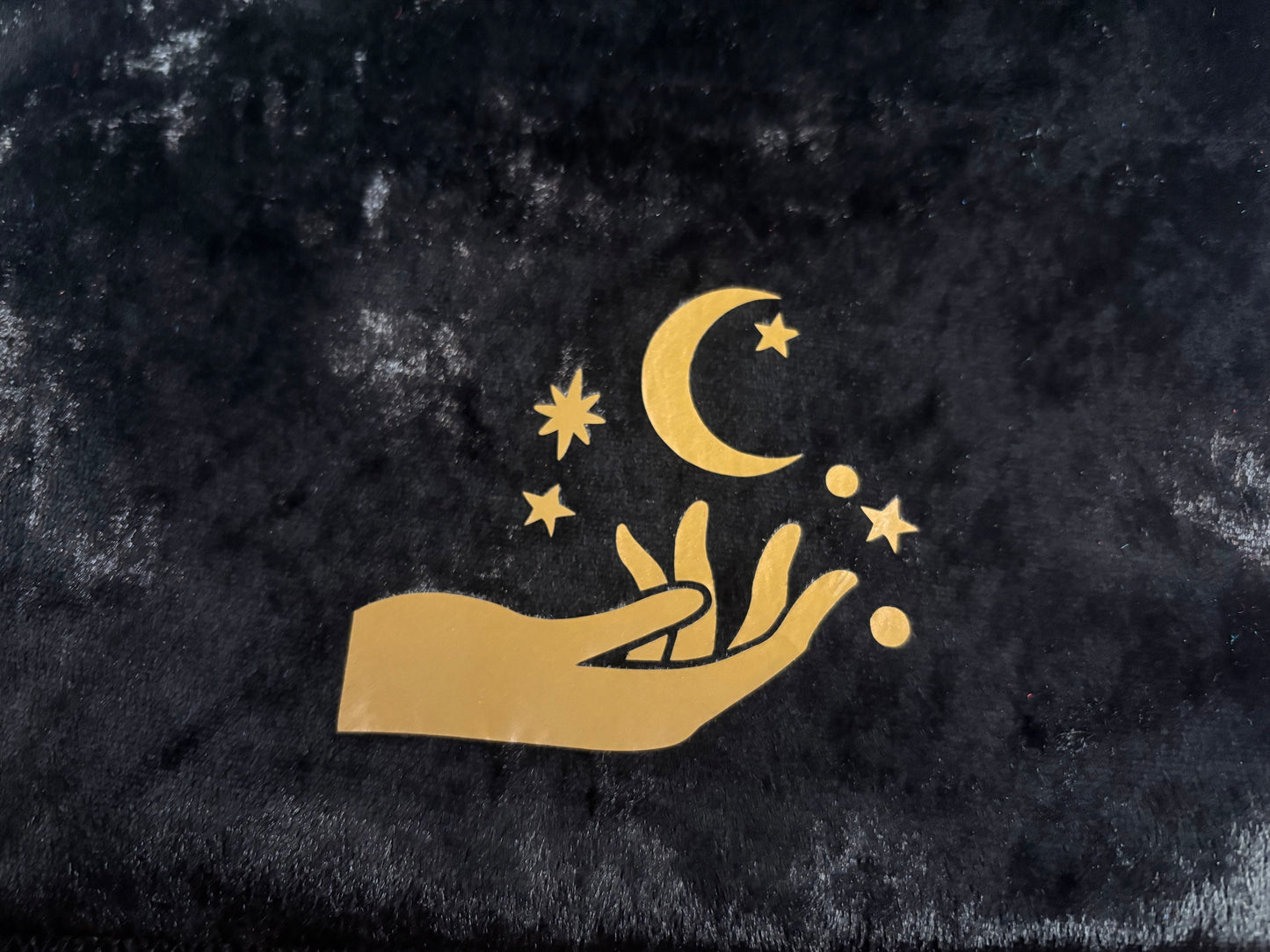 Handmade Medium Velvet Tarot Zipper Bag | Secure Deck Holder for Oracle Cards & Ritual Tools | Custom Divination Storage Pouch