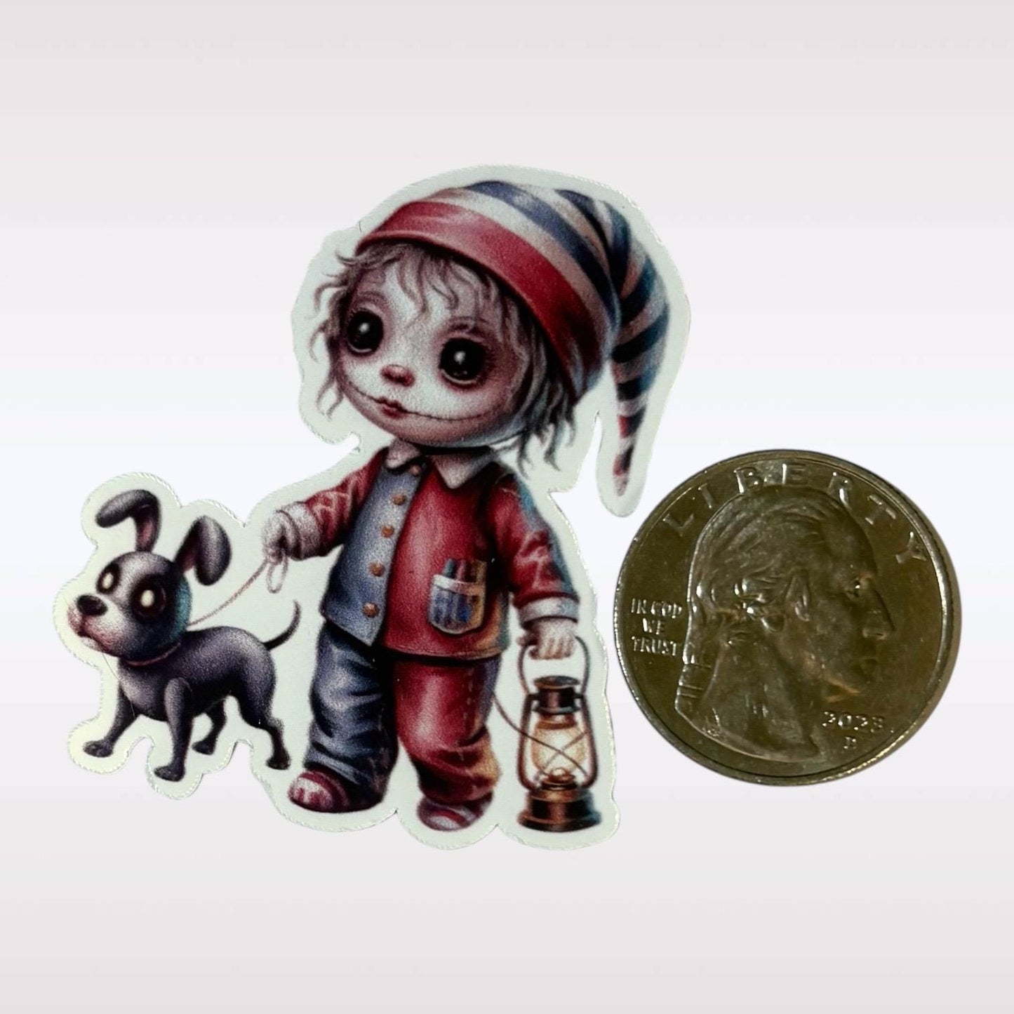 Gothic Bedtime Kids Sticker Set – 15 Glossy Vinyl Stickers